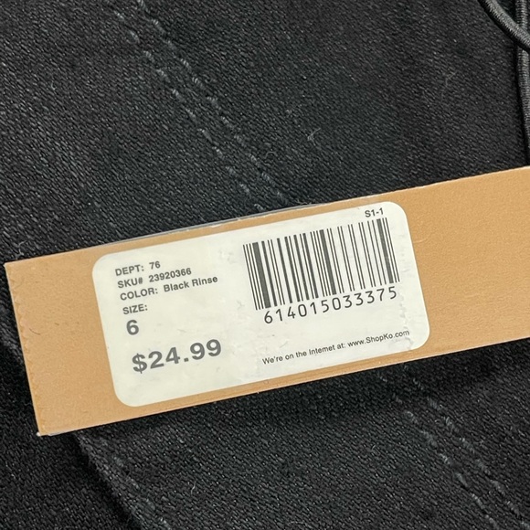 NorthCrest Capri Pants Size 6 Womens Denim Crop Stretch  **Aguadilla3400** - Picture 8 of 9